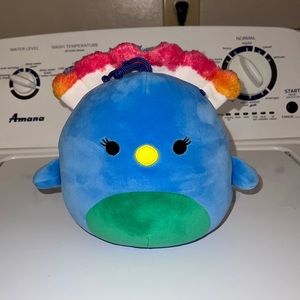 Squishmallows Kena Blue Mexico Peacock 7”